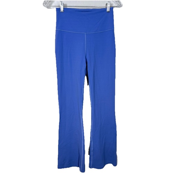 lululemon athletica Pants - Lululemon Womens‎ 6 High Rise Groove Flare Leggings Periwinkle Yoga Pants
